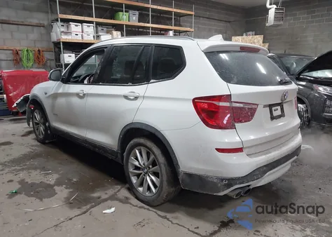 2016 BMW X3 xDrive28I z USA, uszkodzony, nr VIN 5UXWX9C5XG0D84057
